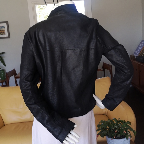 Designers Remix Collection by Charlotte  Eskildsen dressy leather jacket - Picture 6 of 14